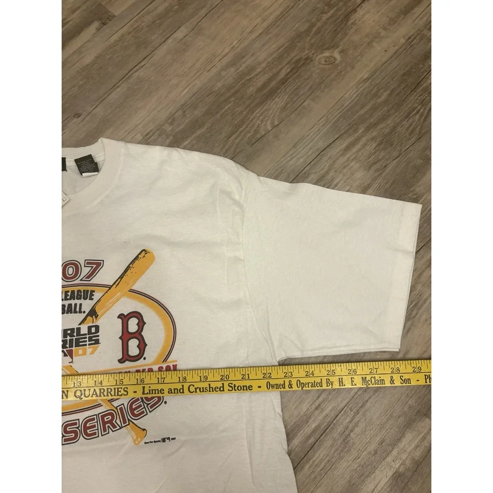 Vintage 2007 World Series Boston Red Sox vs Colorado Rockies T-Shirt‎ White NWT